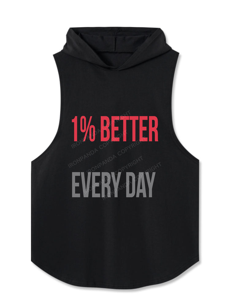1% Better Every Day Hooded Tank
