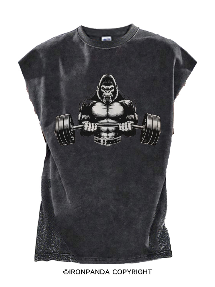 Gorilla Lifting Weights Cut Off Tank