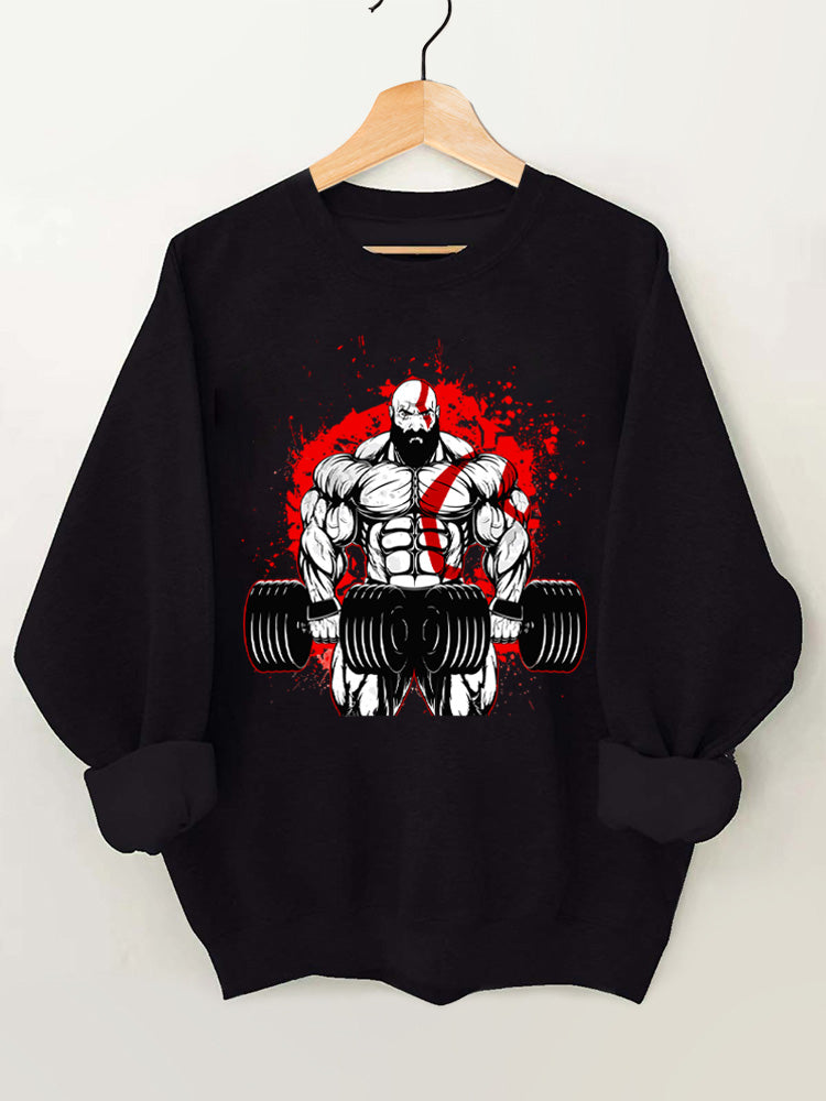 Train Like A God Gym Sweatshirt