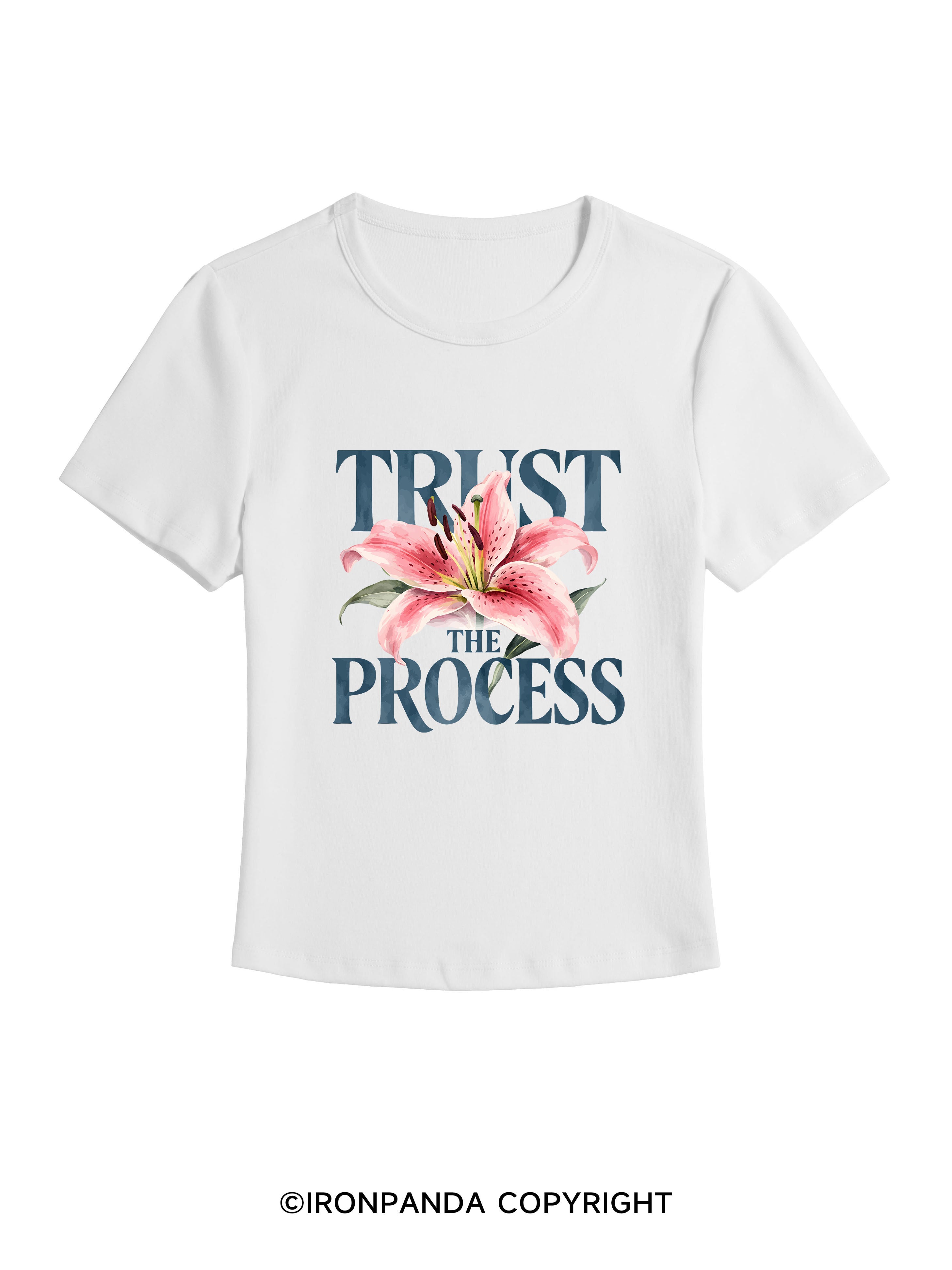 TRUST THE PROCESS GYM BABY TEE