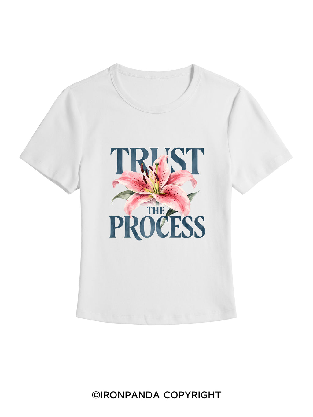 TRUST THE PROCESS GYM BABY TEE