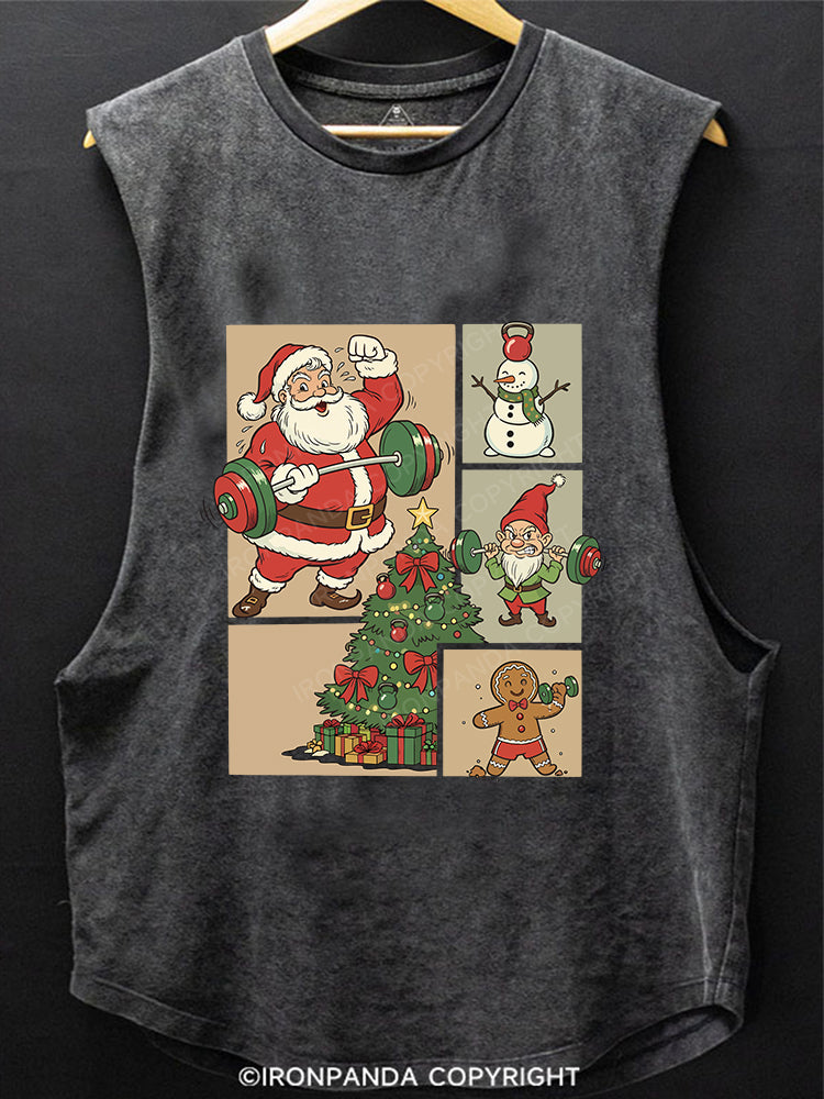 Holiday Fitness Club SCOOP BOTTOM COTTON TANK