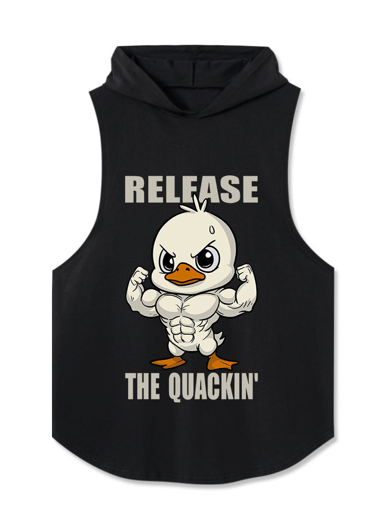 release the quackin Hooded Tank