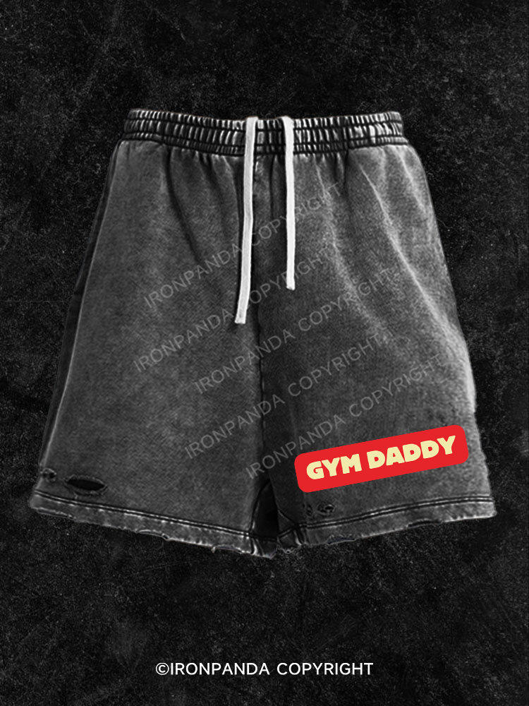 Gym Daddy Washed Gym Shorts