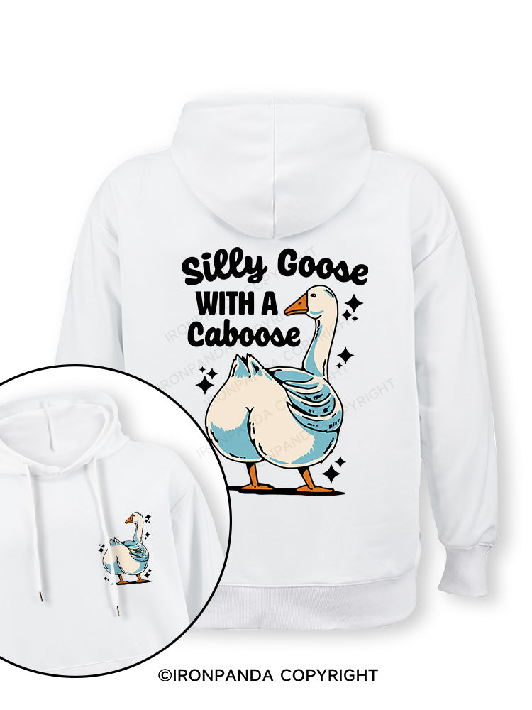 Silly Goose With A Caboose Double-Sided Printed Classic Gym Hoodie