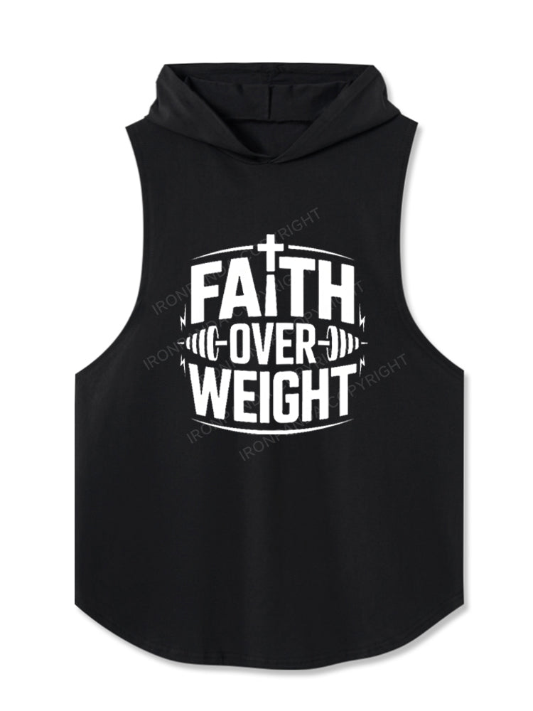 Faith Over Weight Hooded Tank