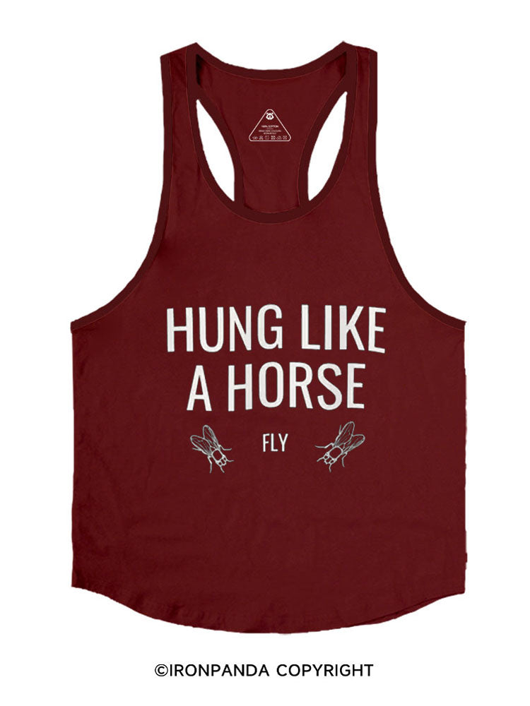 Hung like a horse fly Stringer Gym Vest