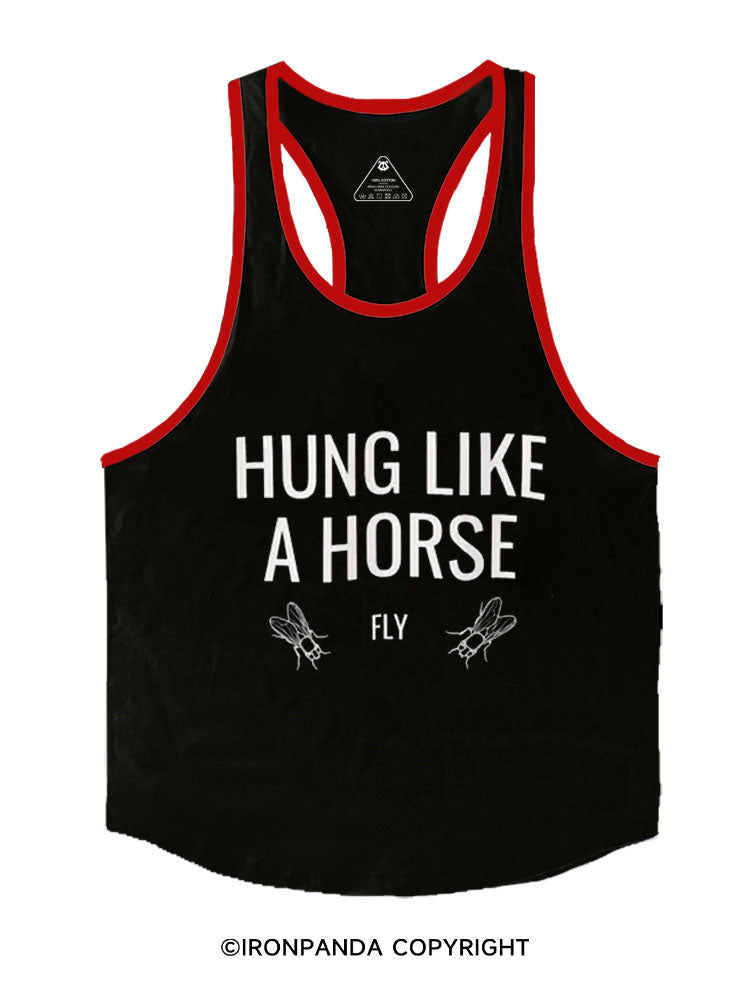 Hung like a horse fly Stringer Gym Vest