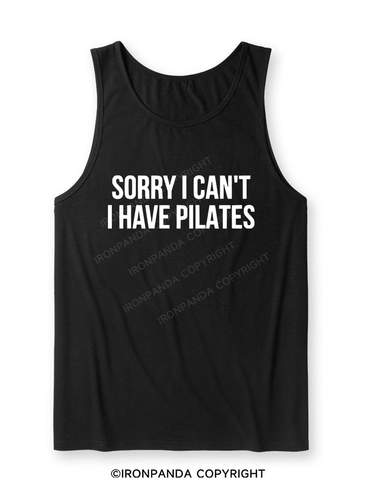 SORRY I CAN’T HAVE PILATES Ultra Soft Heather Tank