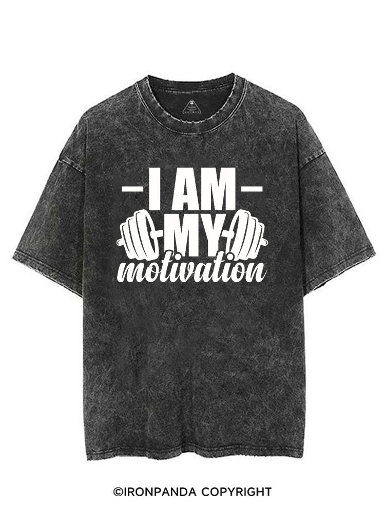 I AM MY MOTIVATION VINTAGE GYM SHIRT