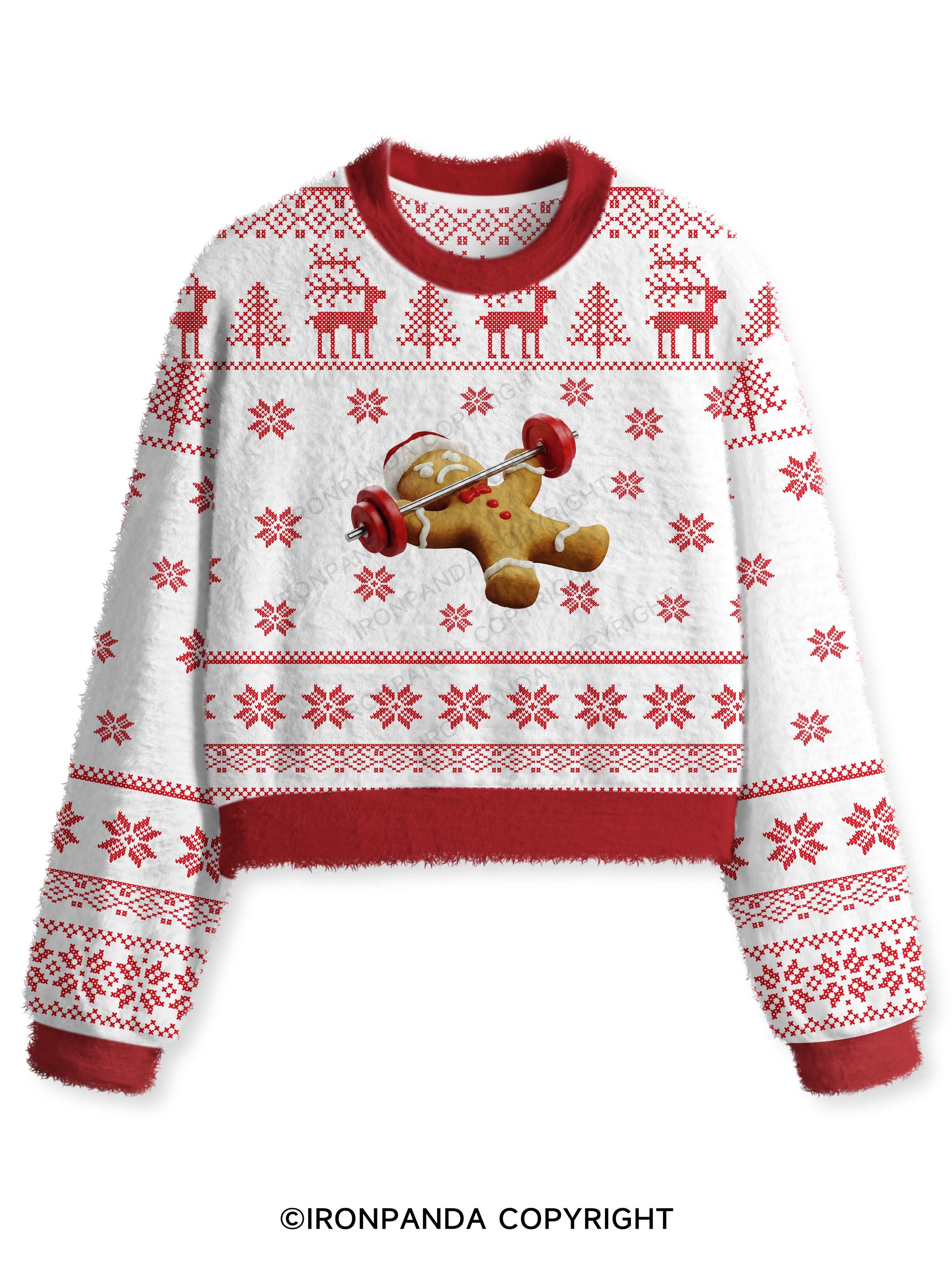 I'm literally dead right now Fuzzy Fleece Crop Sweater