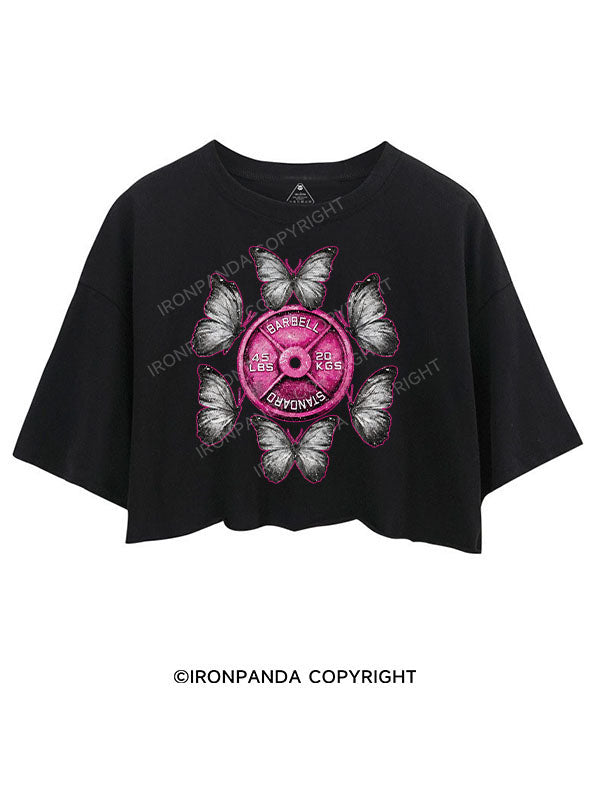 Barbell Butterfly CROP TOPS