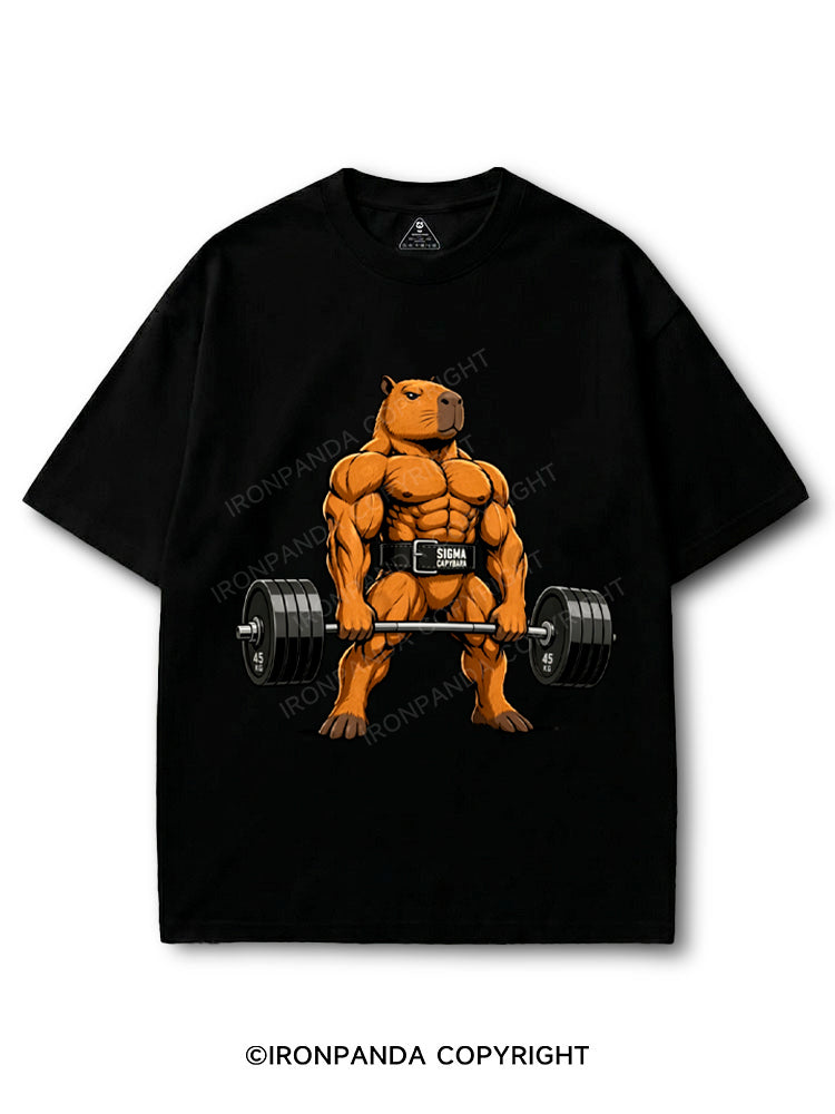 Sigma Muscular Capybara Bodybuilder COTTON PUMP COVER