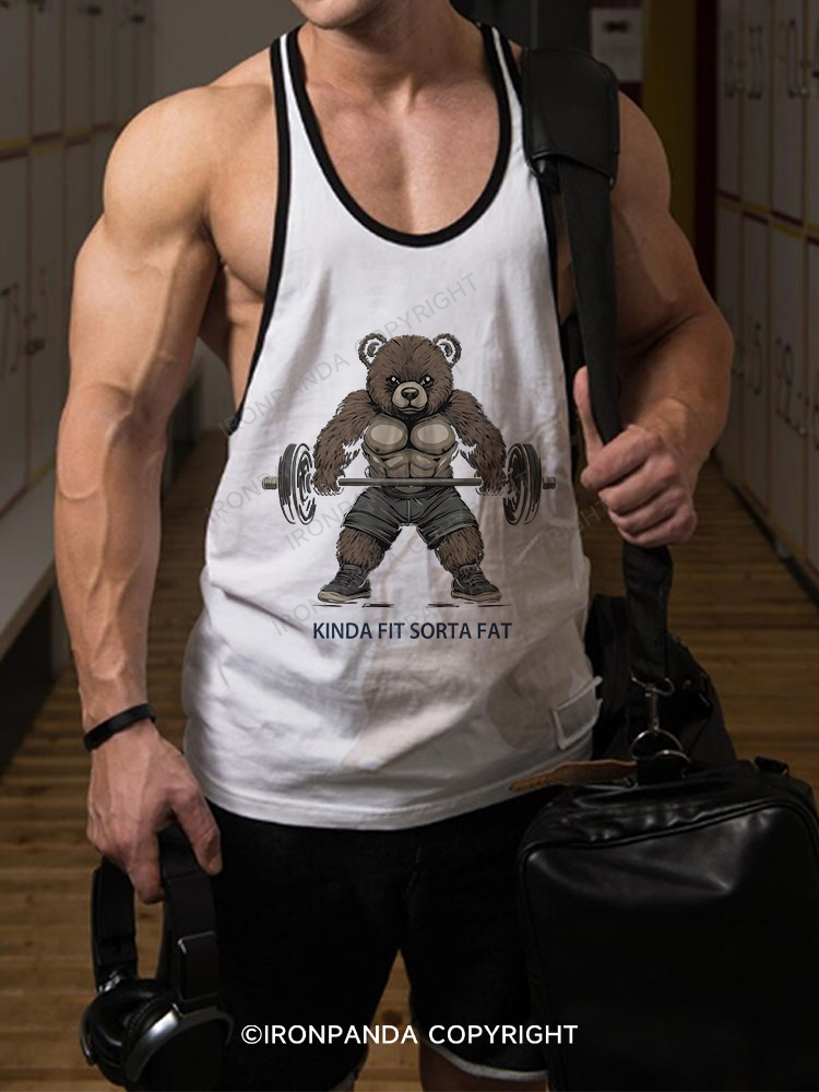 KINDA FIT SORTA FAT Stringer Gym Vest