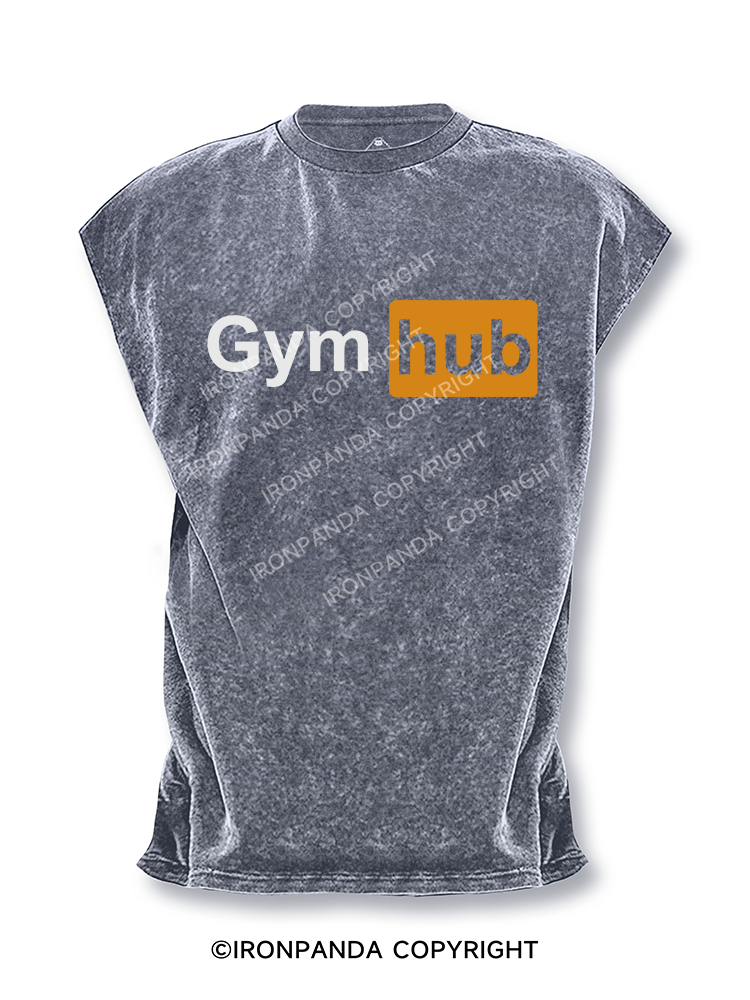 Gym Hub Cut Off Tank