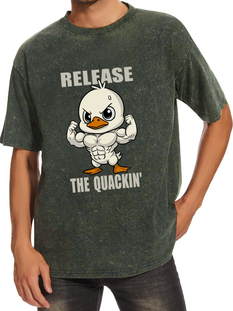 Release The Quackin Washed Gym Shirt