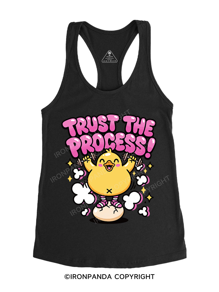 TRUST THE PROCESS Gym Racerback Tank