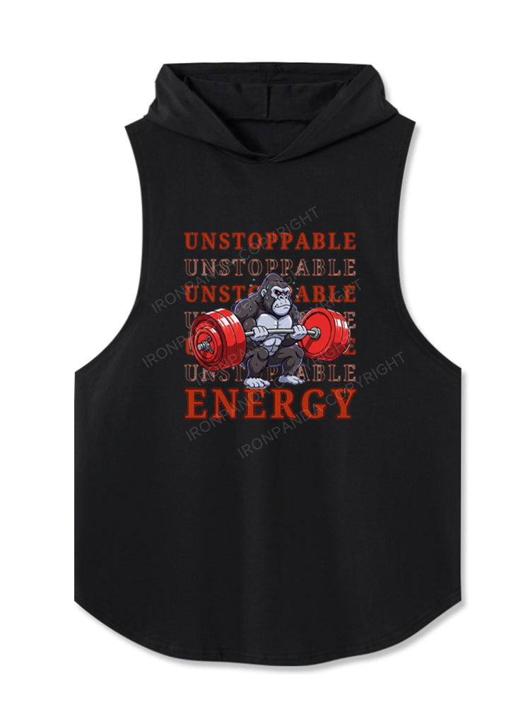 UNSTOPPABLE ENERGY GORILLA Hooded Tank