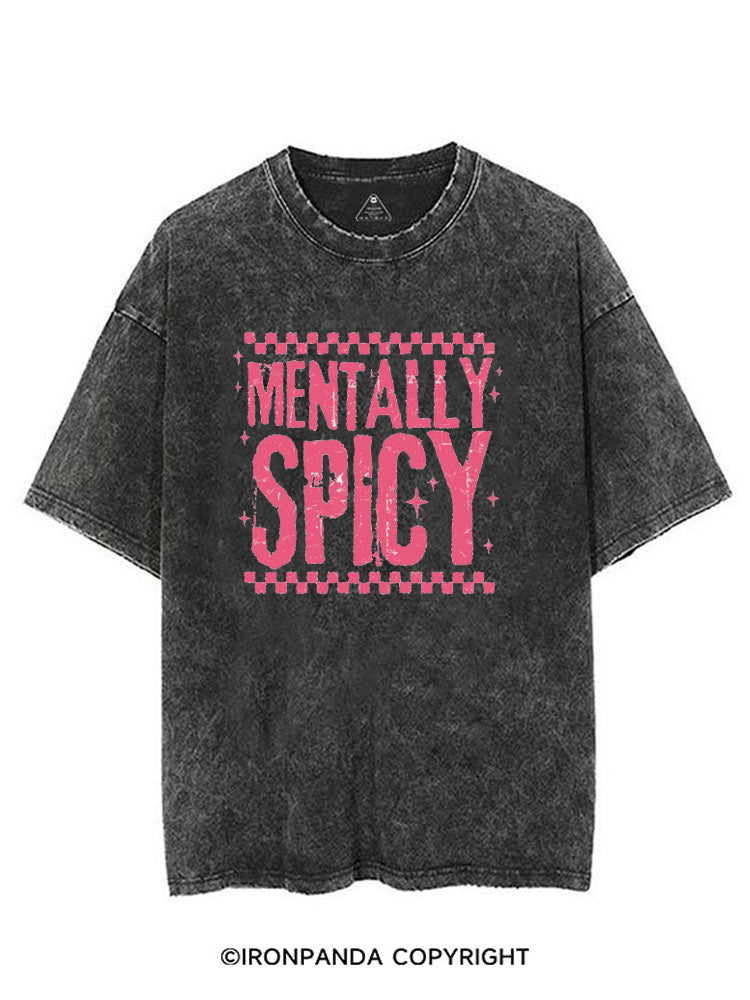 MENTALLY SPICY VINTAGE GYM SHIRT