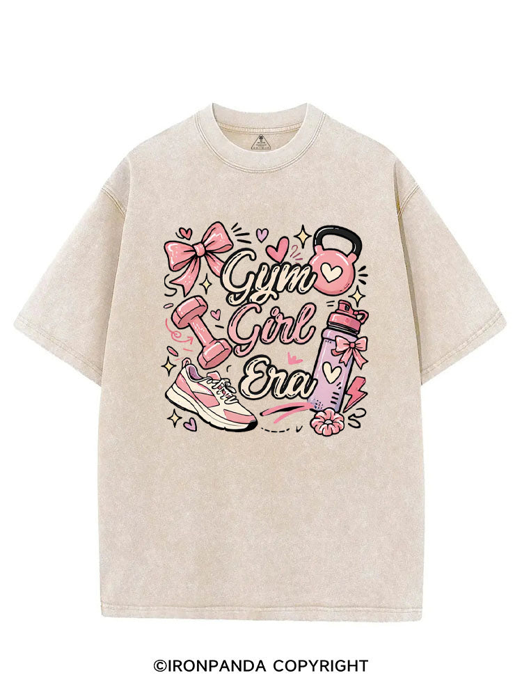 GYM GIRL ERA PINK WORKOUT VINTAGE GYM SHIRT