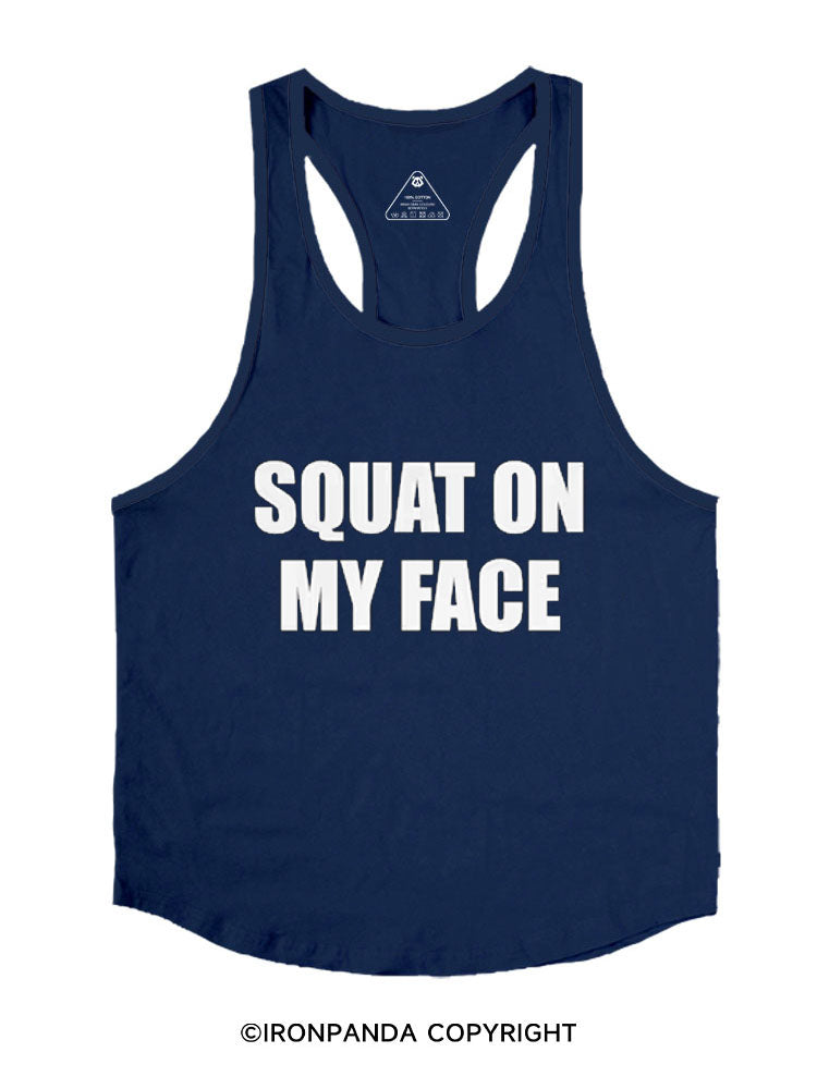 Squat On My Face Stringer Gym Vest