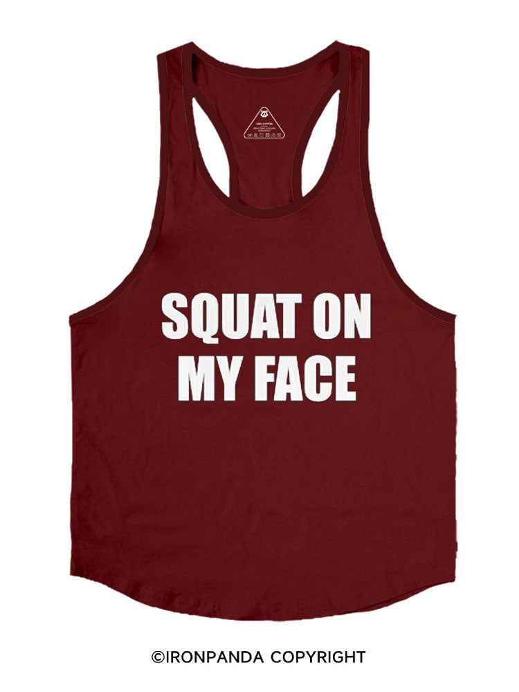 Squat On My Face Stringer Gym Vest