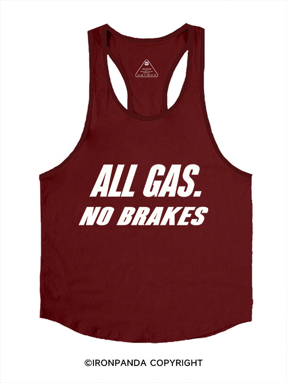 ALL GAS. NO BRAKES Stringer Gym Vest