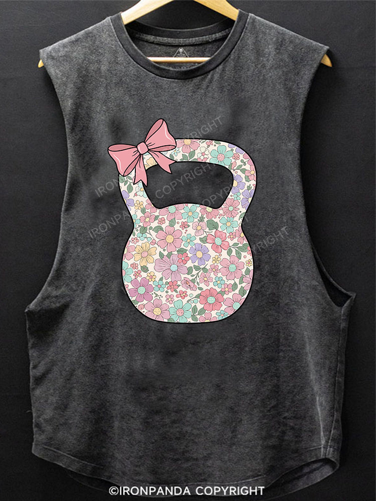 Flowers & Kettlebells SCOOP BOTTOM COTTON TANK