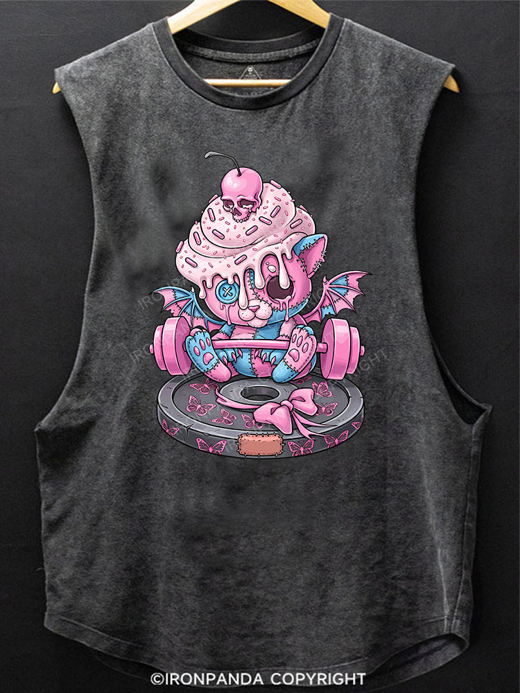 Teddy Deadlift SCOOP BOTTOM COTTON TANK