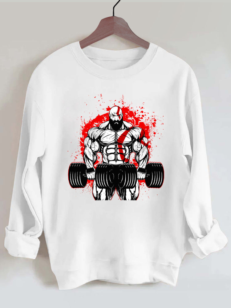 Train Like A God Gym Sweatshirt
