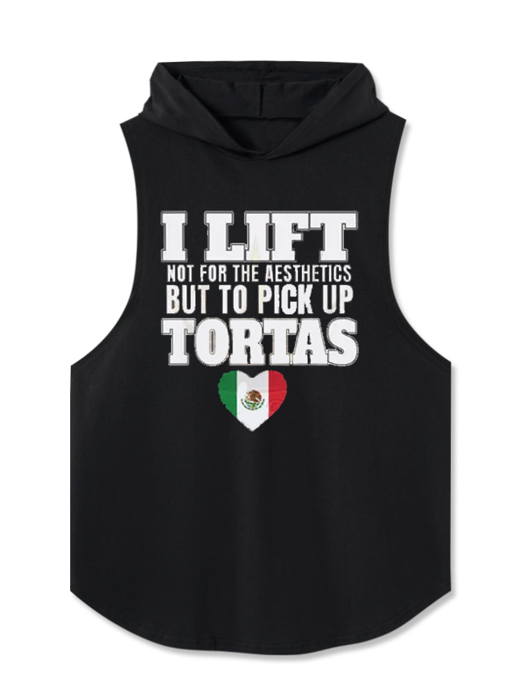 I Love Tortas Hooded Tank