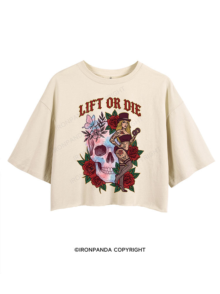 LIFT OR DIE CROP TOPS