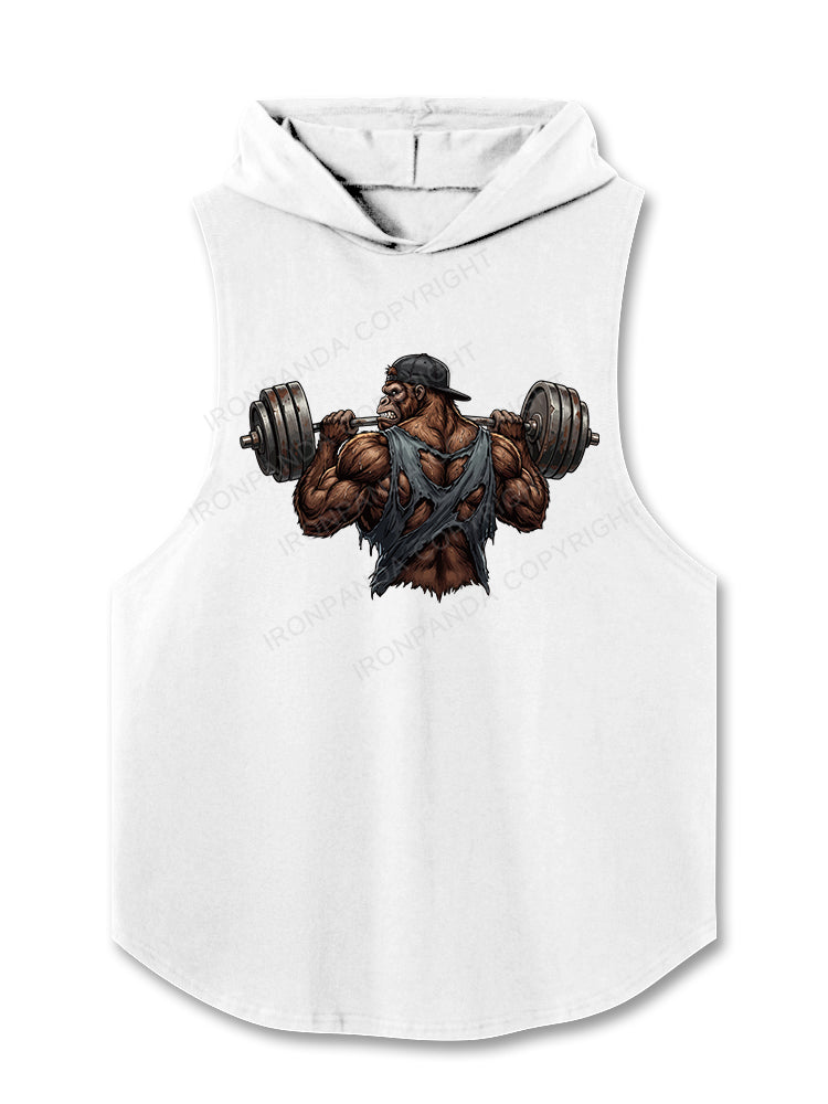 Weightlifting Gorilla Hooded Tank