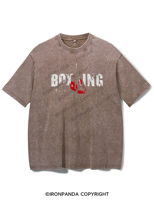 Boxing Washed Gym Shirt