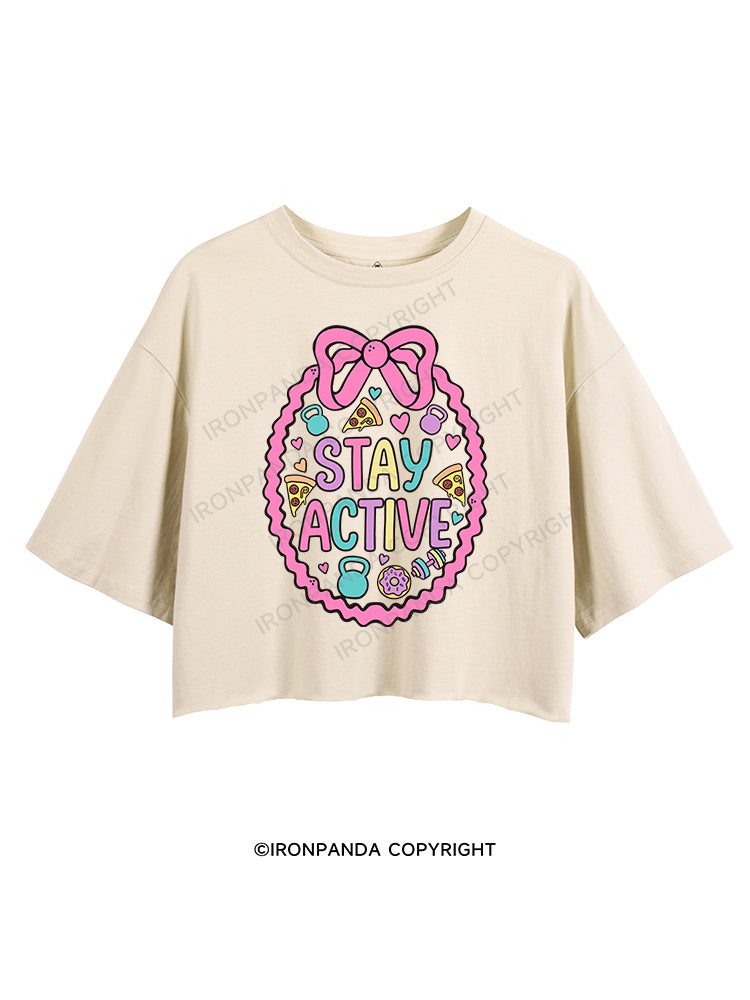 STAY ACTIVE CROP TOPS