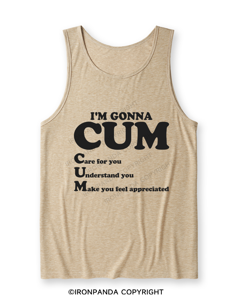 I’M GONNA CUM Ultra Soft Heather Tank