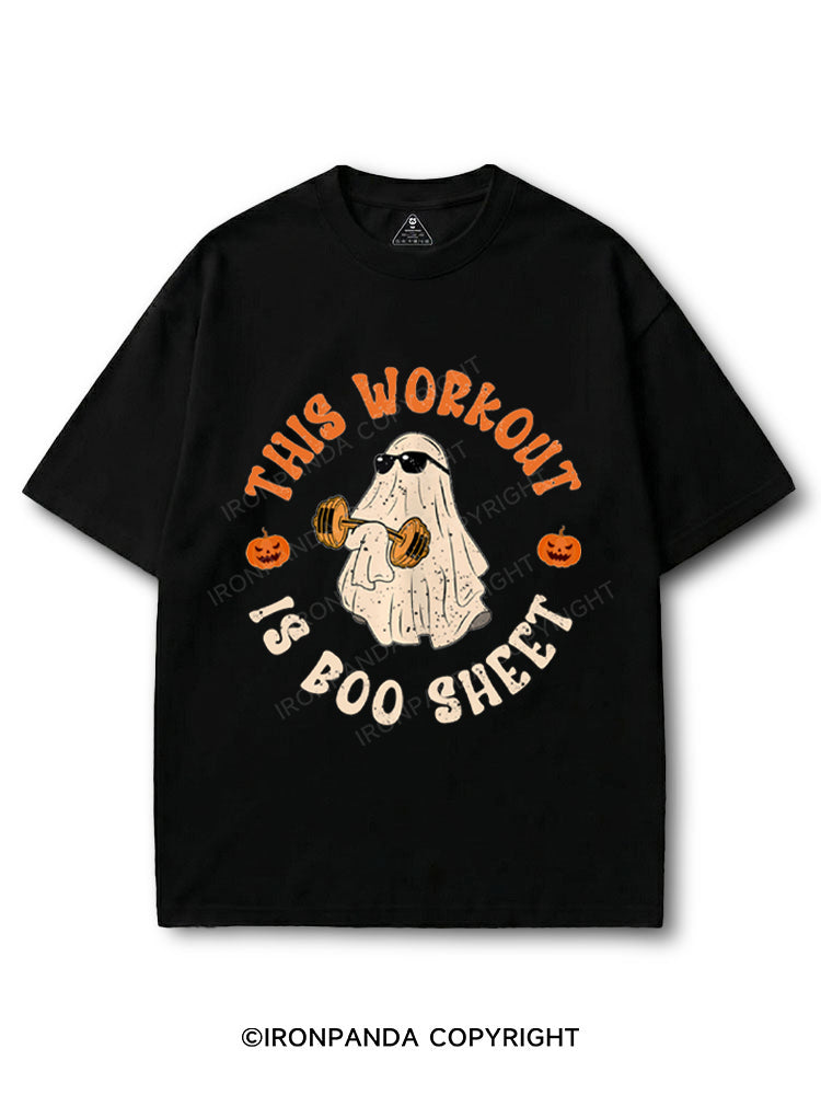 This Workout Is Boo Sheet Funny Ghost COTTON PUMP COVER