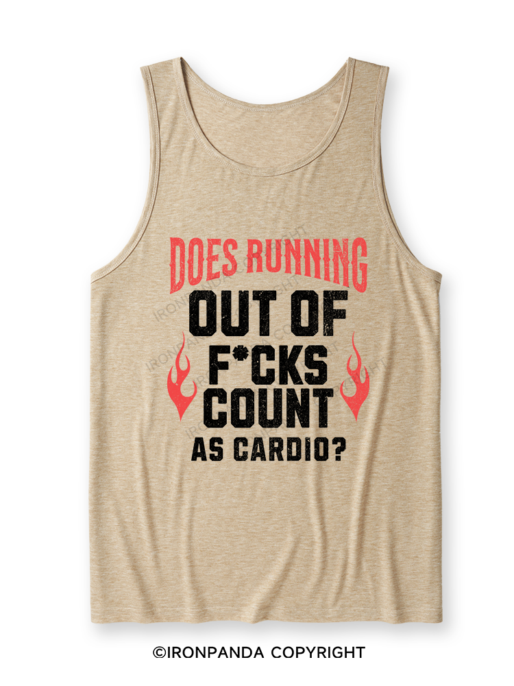 does running out f*ck count as cardio Tired Ultra Soft Heather Tank