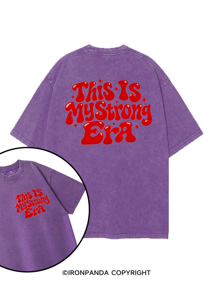 This Is My Strong Era printed Gym Shirt