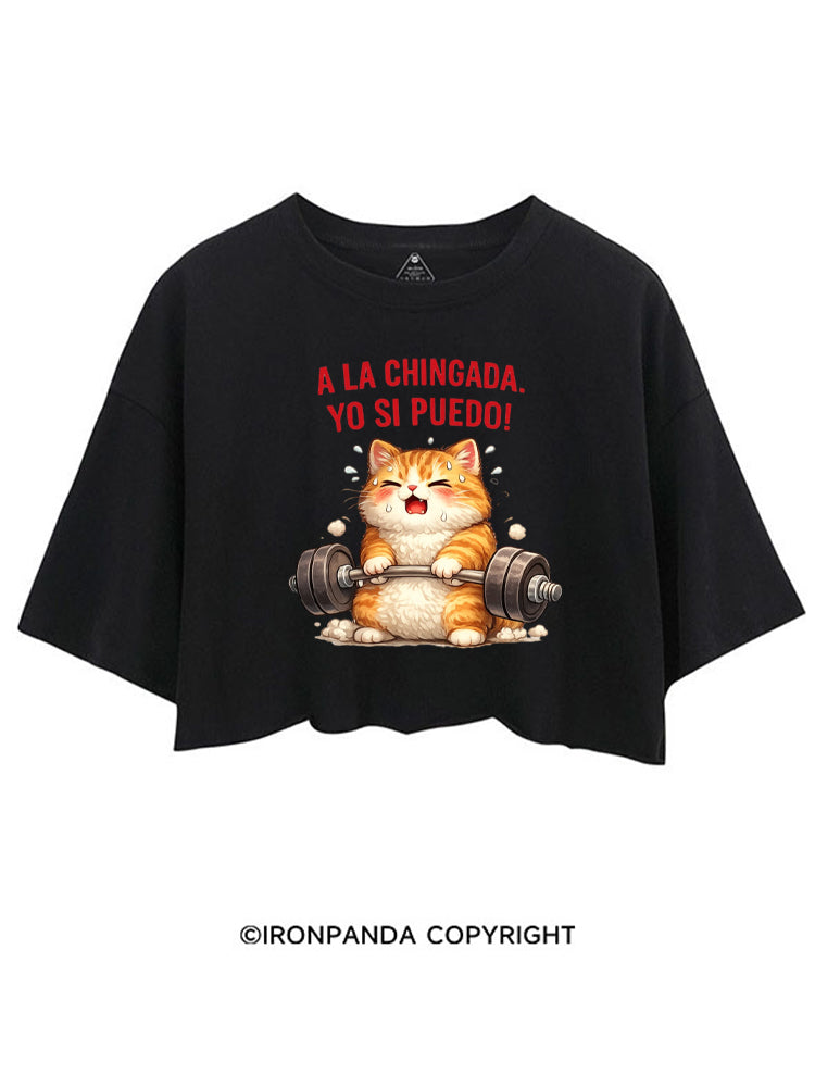 A LA CHINGADA. YO SI PUEDO! CROP TOPS