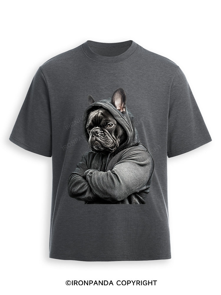 Muscular French bulldog Ultra Soft Heather T-Shirt