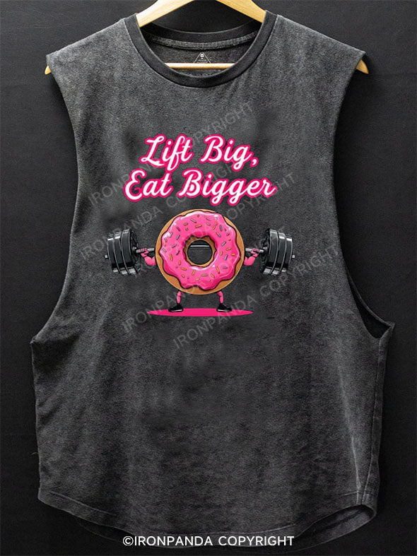 Lift Big Eat Bigger Scoop Bottom Cotton Tank