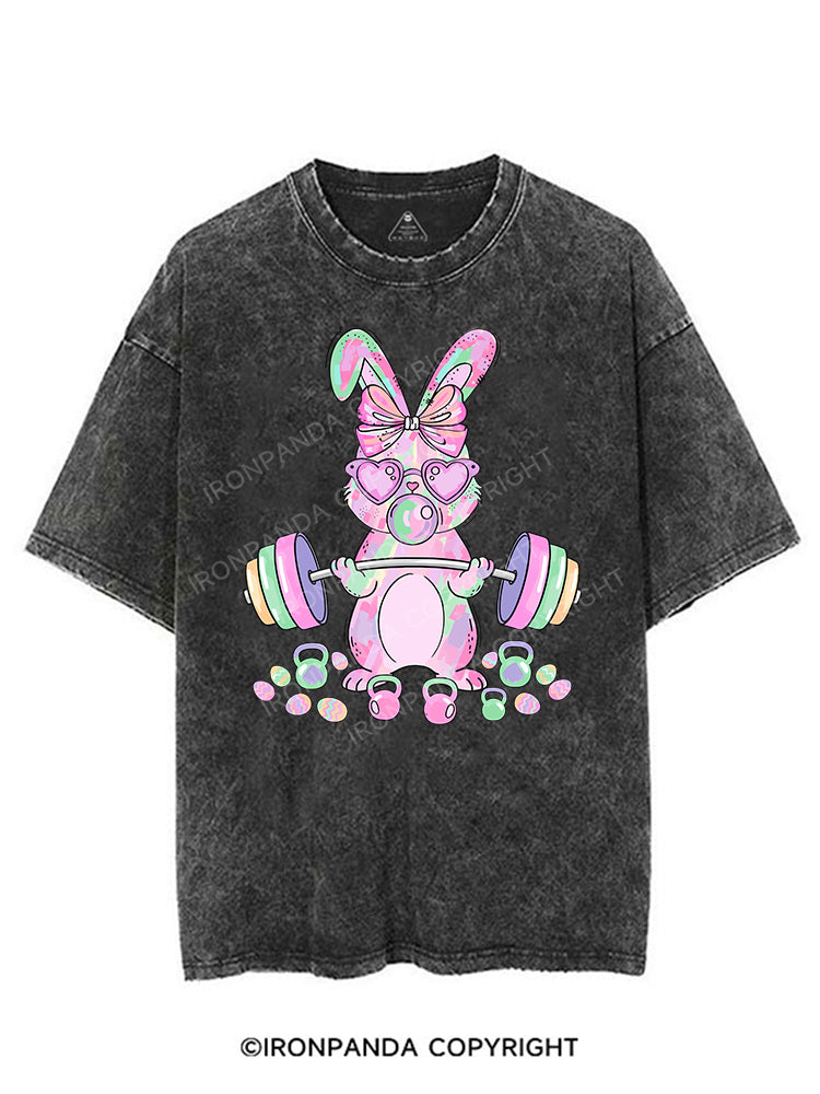 Fit Bunny Easter VINTAGE GYM SHIRT
