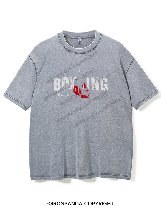 Boxing Washed Gym Shirt
