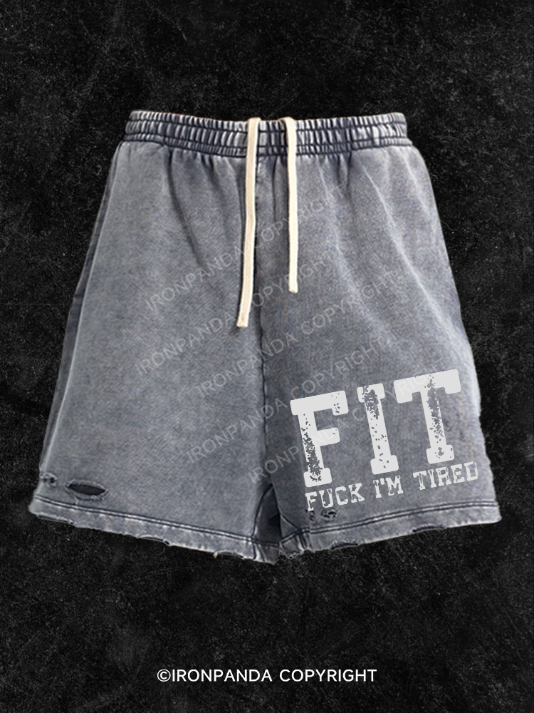 FIT Washed Gym Shorts