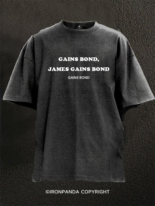 James Gains Bond Washed Gym Shirt
