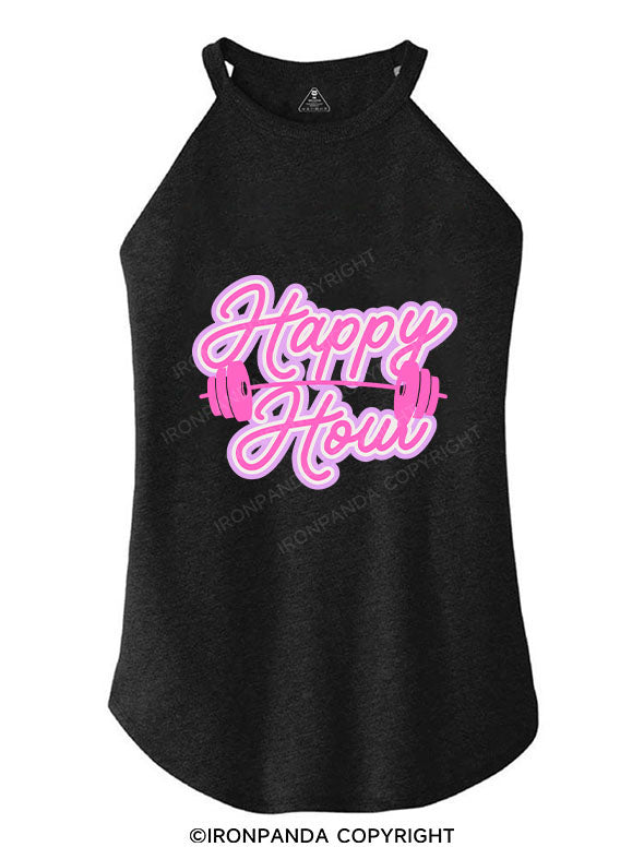 HAPPY HOUR TRI ROCKER COTTON TANK