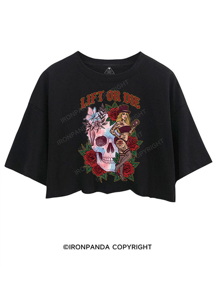 LIFT OR DIE CROP TOPS