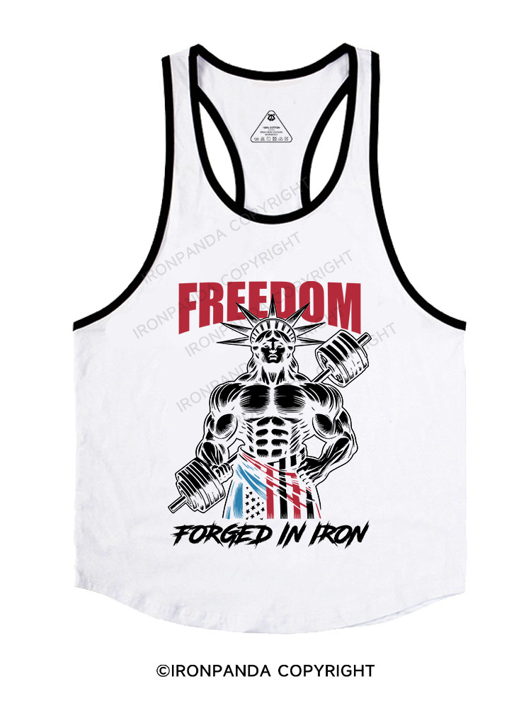 Freedom forged in iron Stringer Gym Vest