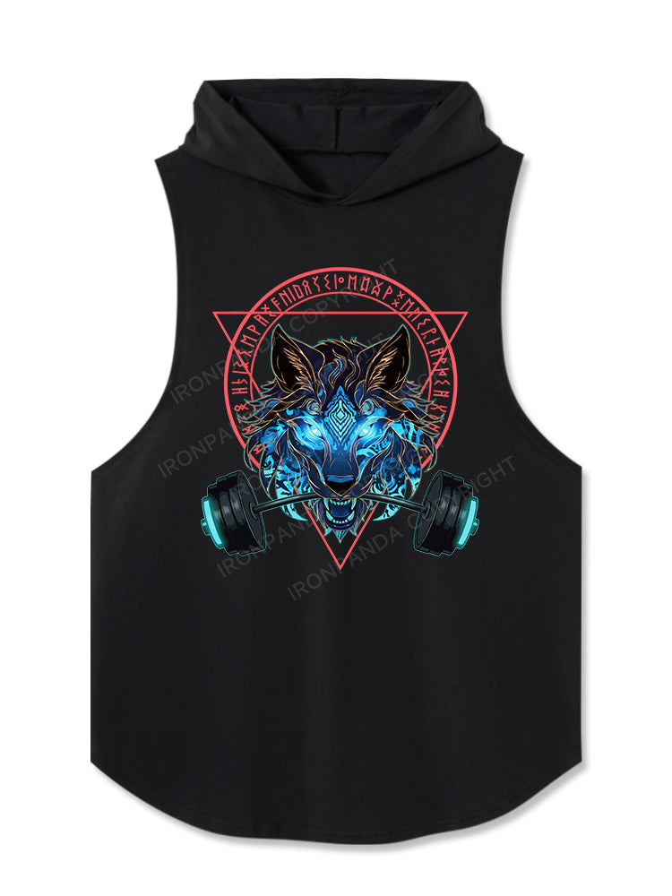 Beastlift Wolf Hooded Tank